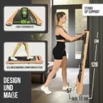 Christopeit sport Walking Pad 4.2 gyaloglópad fa mintázattal