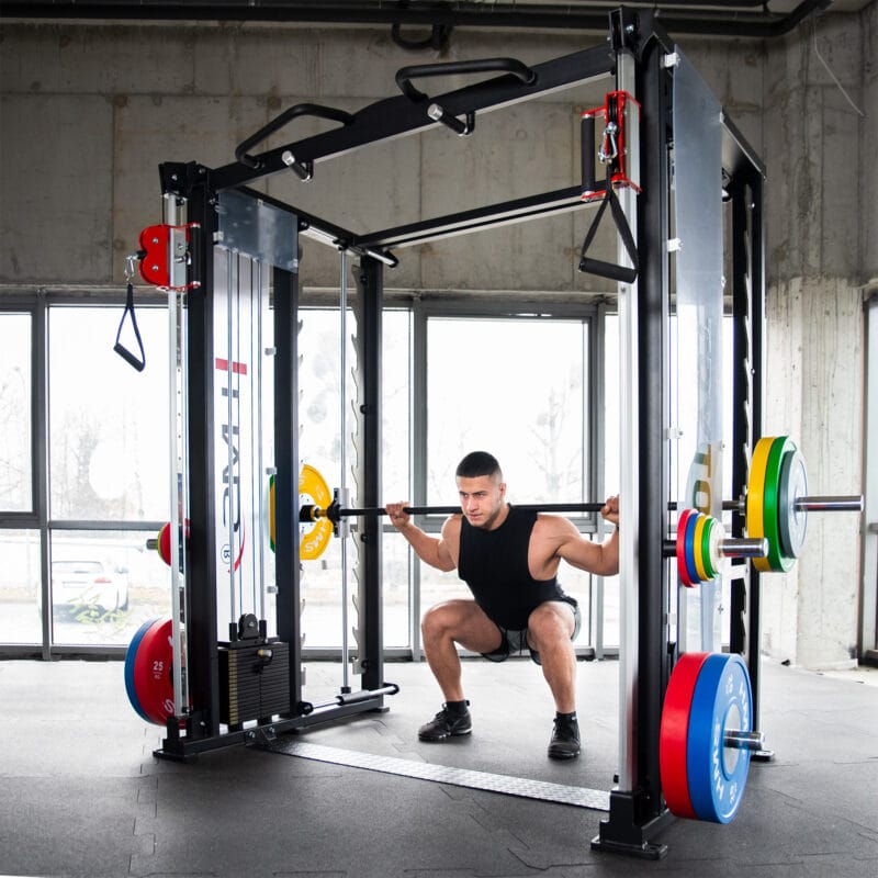 hms-tryton-3d-smith-erokeret-2x90kg-lapsullyal-06 HMS Tryton 3D smith erőkeret 2x90kg súllyal