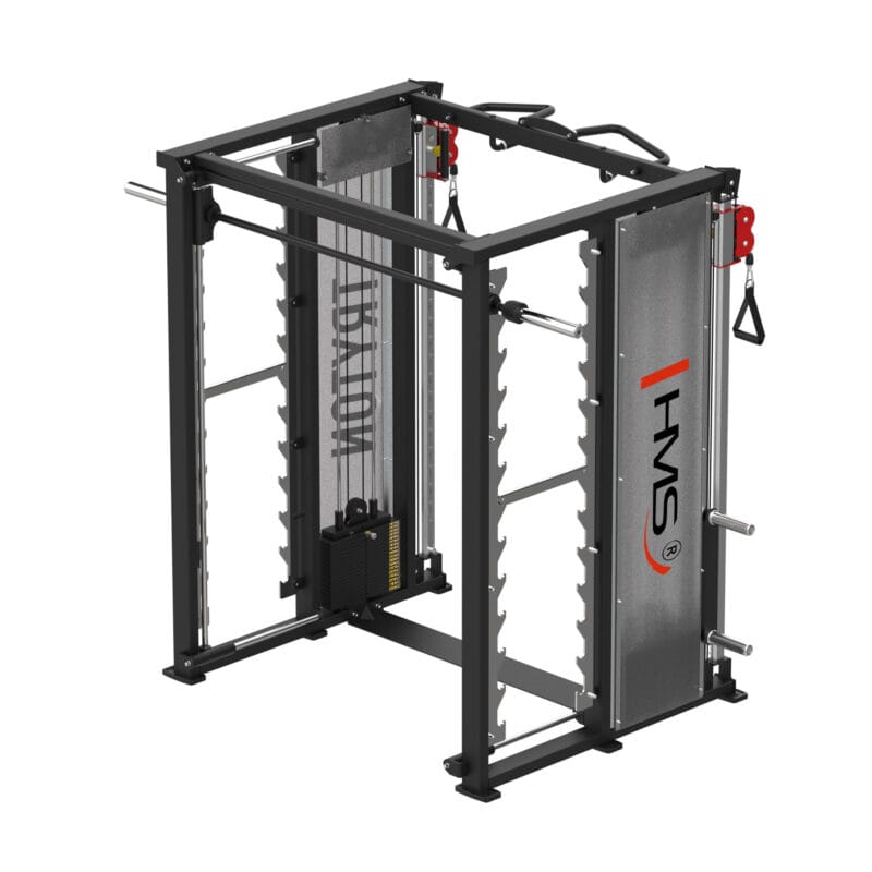 hms-tryton-3d-smith-erokeret-2x90kg-lapsullyal-08 HMS Tryton 3D smith erőkeret 2x90kg súllyal