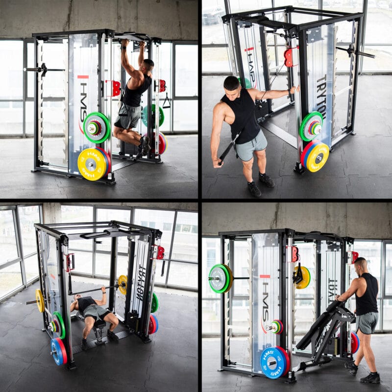 hms-tryton-3d-smith-erokeret-2x90kg-lapsullyal-09 HMS Tryton 3D smith erőkeret 2x90kg súllyal