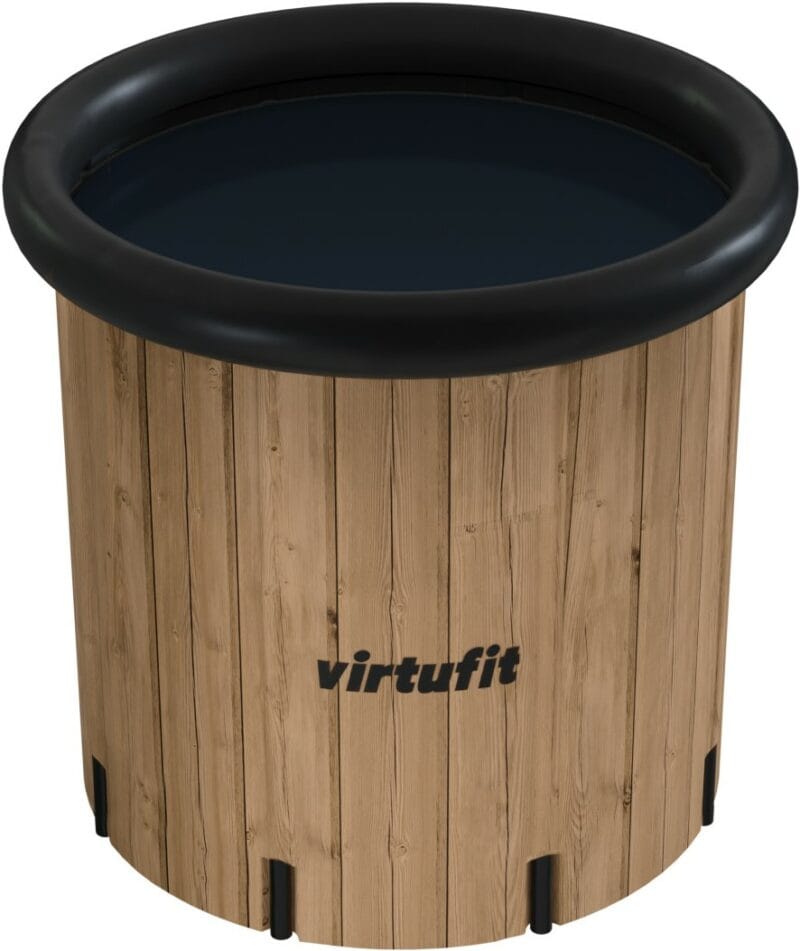 VirtuFit Ice Bath XXL 375 literes jégkád fa mintázattal