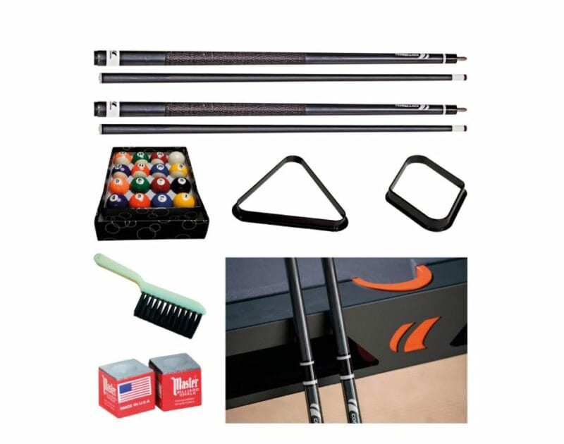 Cornilleau Hyphen kültéri biliárd asztal - fekete-szürke 7'