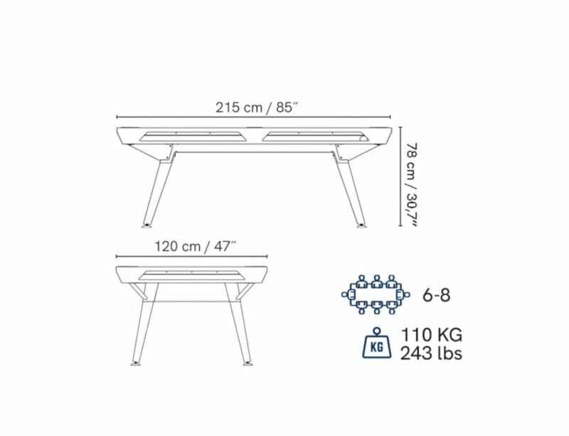 Cornilleau Origin kültéri fehér biliárd asztal 7'