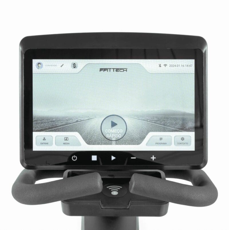 FFiTTech Pro Dynamic háttámlás edzőtermi szobakerékpár TFT kijelzővel