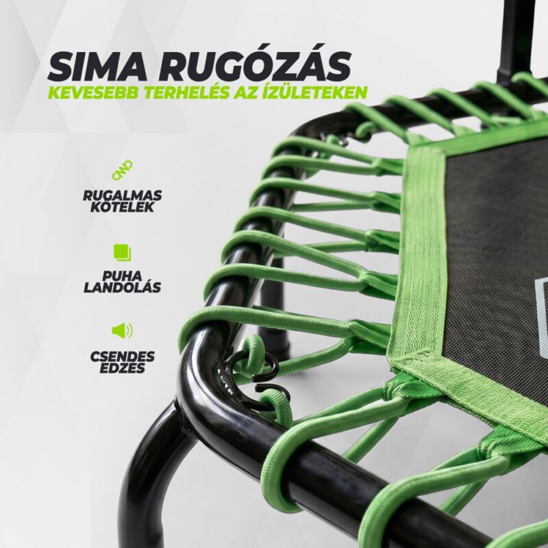 VirtuFit Fitnesz trambulin állítható kapaszkodóval - 127cm