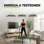 VirtuFit Fitnesz trambulin állítható kapaszkodóval - 127cm