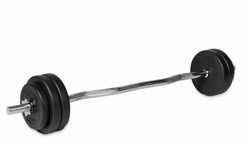 VirtuFit Súlyzószett francia bicepsz rúddal 20kg