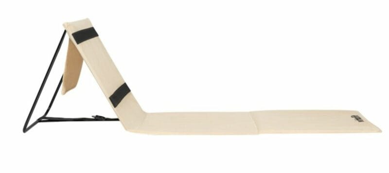 VirtuFit Állítható háttámlás, összecsukható kempingpléd és strandszőnyeg - bézs