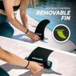 VirtuFit Cruiser Sup 305 kajaküléssel - fekete