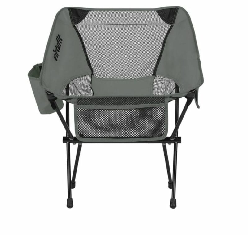 VirtuFit Kompakt kemping fotel - strandfotel hordtáskával - szürke