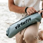 VirtuFit Kompakt kemping fotel - strandfotel hordtáskával - szürke