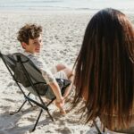 VirtuFit Kompakt kemping fotel - strandfotel hordtáskával - szürke