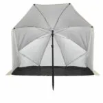 VirtuFit Nagyméretű strand napernyő szélvédővel - 180cm - bézs