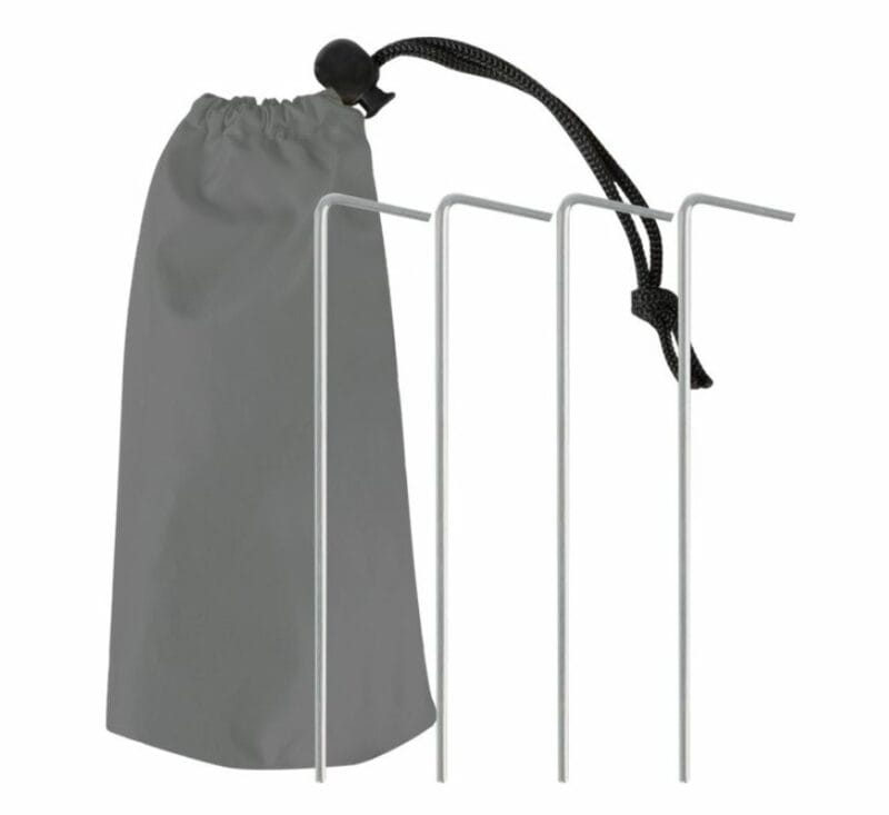 VirtuFit Nagyméretű strand napernyő szélvédővel - 180cm - szürke
