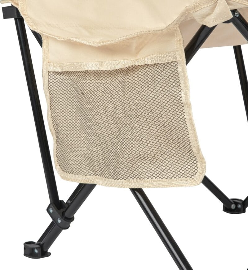 VirtuFit Összecsukható kemping fotel hordtáskával - bézs