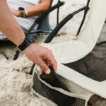 VirtuFit Összecsukható strandfotel - bézs