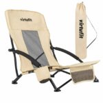 VirtuFit Összecsukható strandfotel - bézs