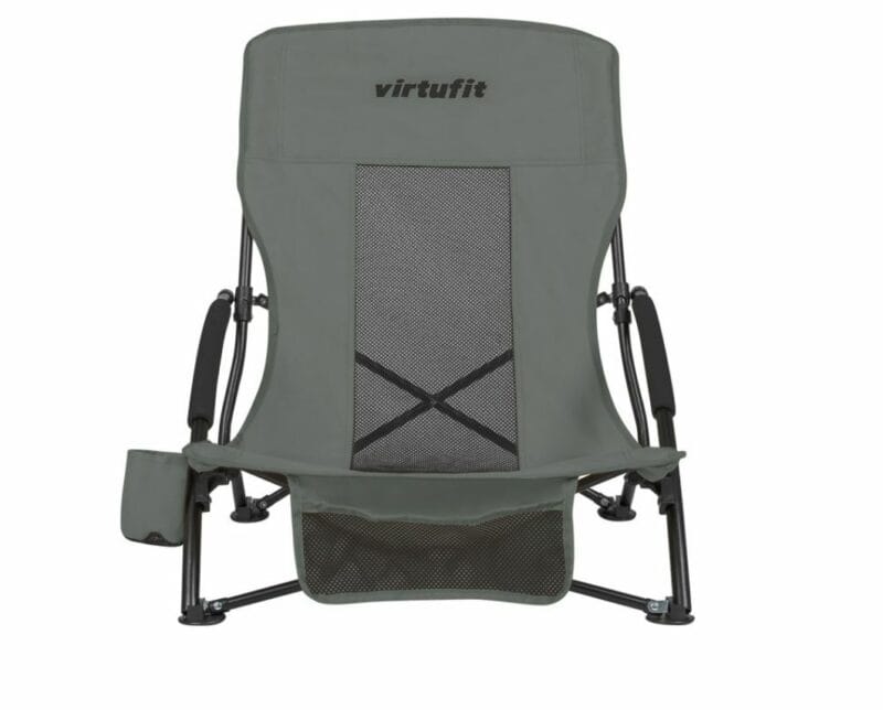 VirtuFit Összecsukható strandfotel - szürke