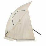 VirtuFit Prémium nagyméretű strand napernyő szélvédővel - 225cm - bézs