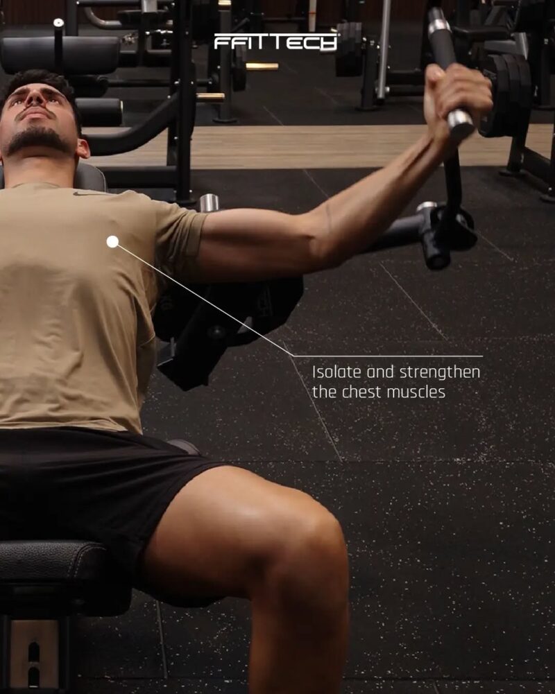 FFiTTech Tárcsasúlyos tárogató mell és hátgép - pectoral fly