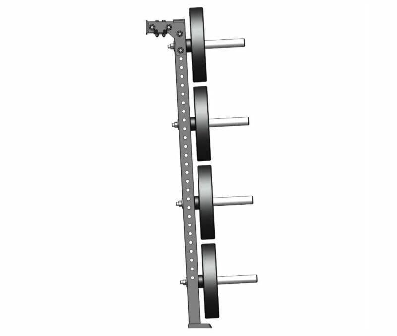 ATX Falhoz rögzíthető tárcsatartó állvány 4db 50mm-es tüskével