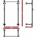 ATX FBR-750 Half rack - Összecsukható fél erőkeret