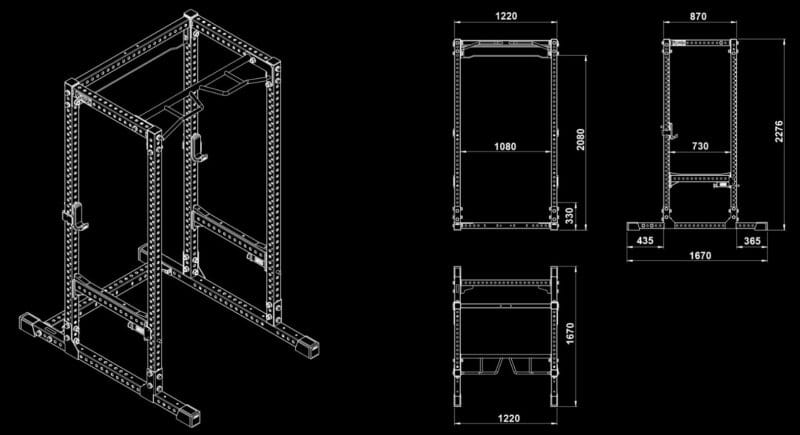 ATX PRX-780 Power Rack erőkeret