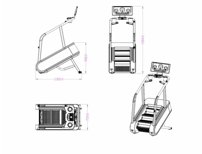FFiTTech Stairs stepmill lépcsőzőgép