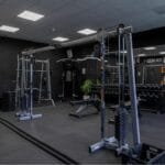 Flow Fitness Gumipadló edzőterembe vízálló SBR réteggel 100x100x2cm