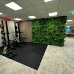 Flow Fitness Gumipadló edzőterembe vízálló SBR réteggel 100x100x2cm