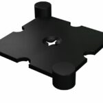 Flow Fitness Gumipadló edzőterembe vízálló SBR réteggel 100x100x2cm