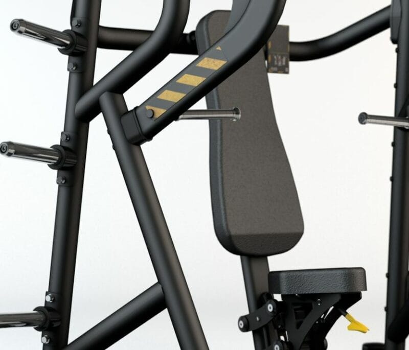 BH Fitness Chest Press - Konvergált isolaterális szabadsúlyos melltőlnyomó gép