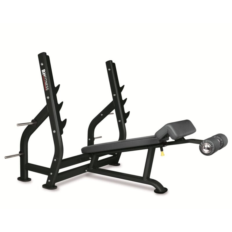 bh-fitness-declined-bench-press-negativ-fekvenyomo-pad BH Fitness DECLINED BENCH PRESS - Negatív fekvenyomó pad