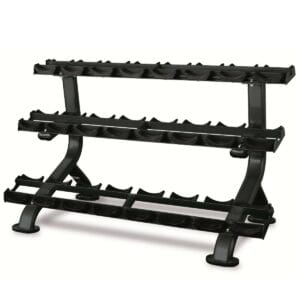 DUMBBELL RACK - Vízszintes súlyzótartó állvány 12 pár súlyzóhoz