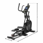 BH Fitness i.FDC20 Studio fél profi elliptikus tréner LCD kijelzővel