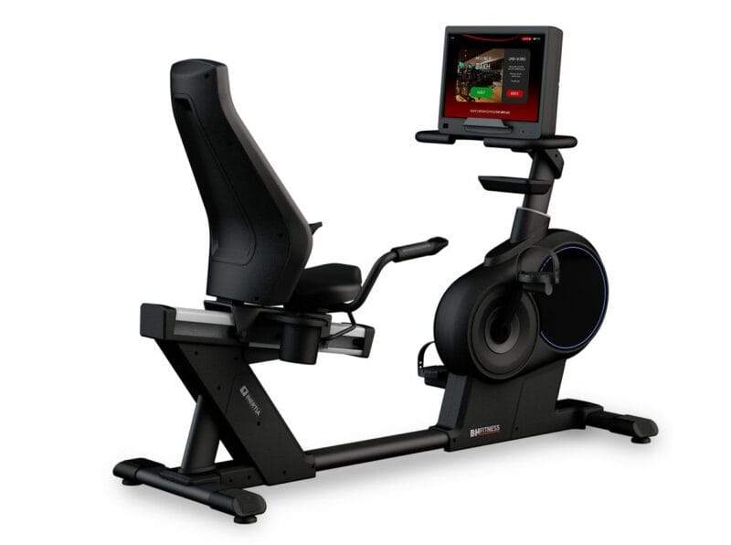 BH Fitness Inertia H778 profi edzőtermi háttámlás szobakerékpár 19" Smart Focus kijelzővel