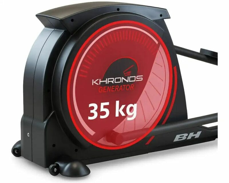 BH Fitness KHRONOS generátoros fél profi elliptikus tréner LCD kijelzővel