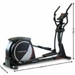 BH Fitness KHRONOS generátoros fél profi elliptikus tréner LCD kijelzővel