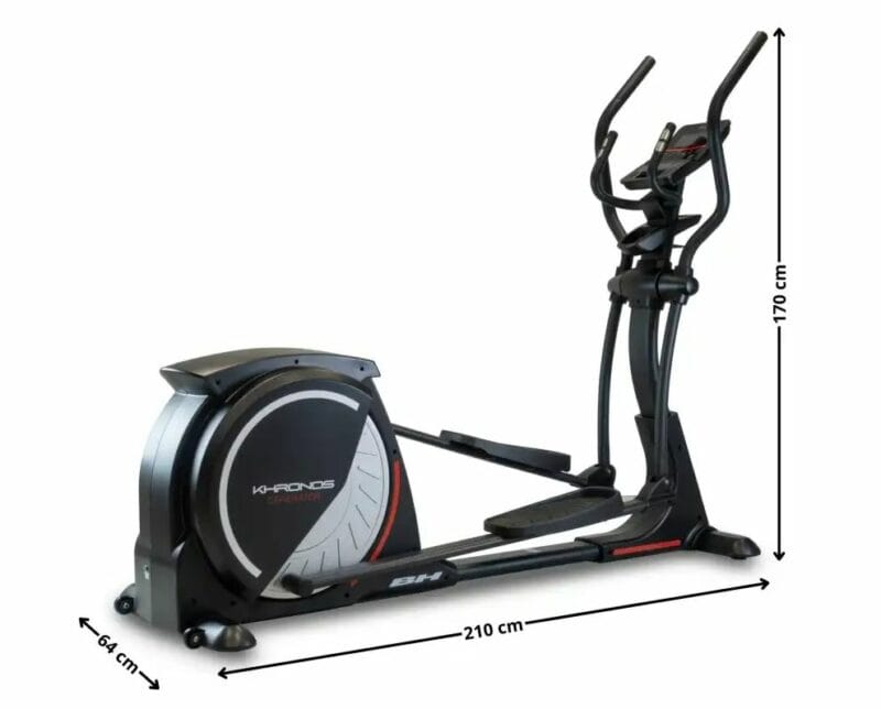 BH Fitness KHRONOS generátoros fél profi elliptikus tréner LCD kijelzővel