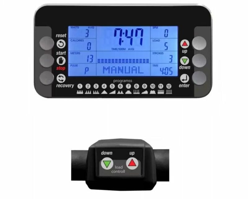 BH Fitness Movemia RW1000 profi edzőtermi evezőgép LCD kijelzővel