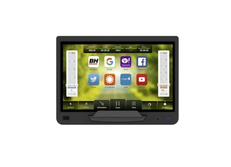 BH Fitness Movemia BR1000 profi edzőtermi háttámlás szobakerékpár 19 Smart Focus kijelzővel