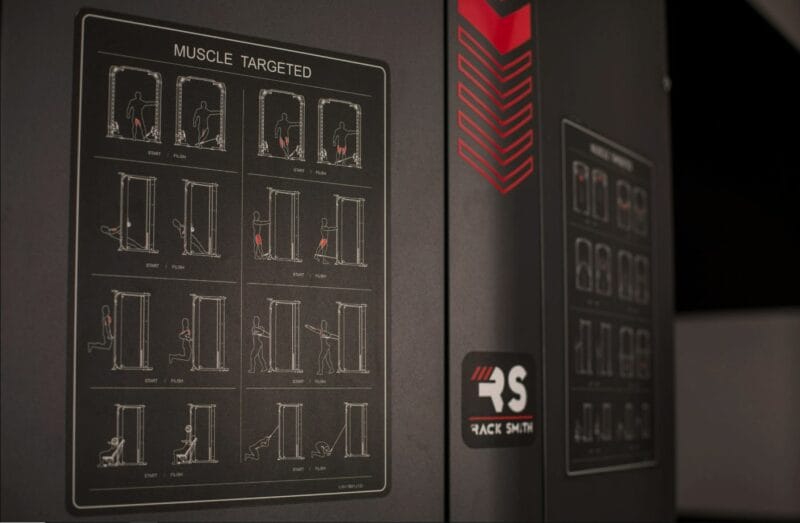 BH Fitness RACK SMITH fél profi funkcionális erőkeret 2x90kg súlyblokkal