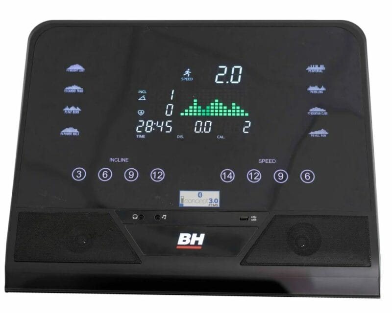 BH Fitness RS1000 fél profi futópad LED kijelzővel