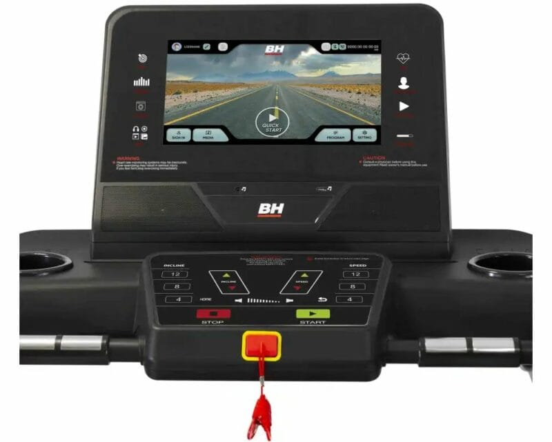 BH Fitness RS1200 fél profi futópad multimédiás TFT kijelzővel
