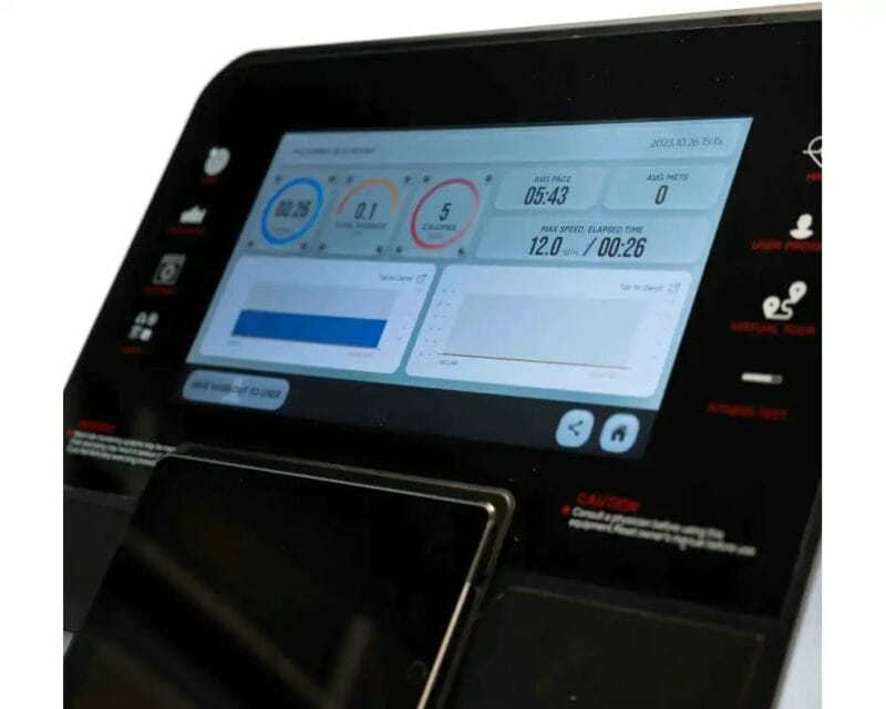 BH Fitness RS1200 fél profi futópad multimédiás TFT kijelzővel