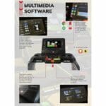 BH Fitness RS1200 fél profi futópad multimédiás TFT kijelzővel