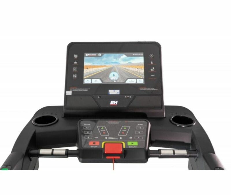 BH Fitness RS2000 profi edzőtermi futópad multimédiás TFT kijelzővel