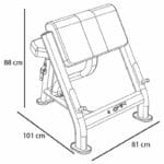 BH Fitness SCOTT BENCH - Scott bicepszpad