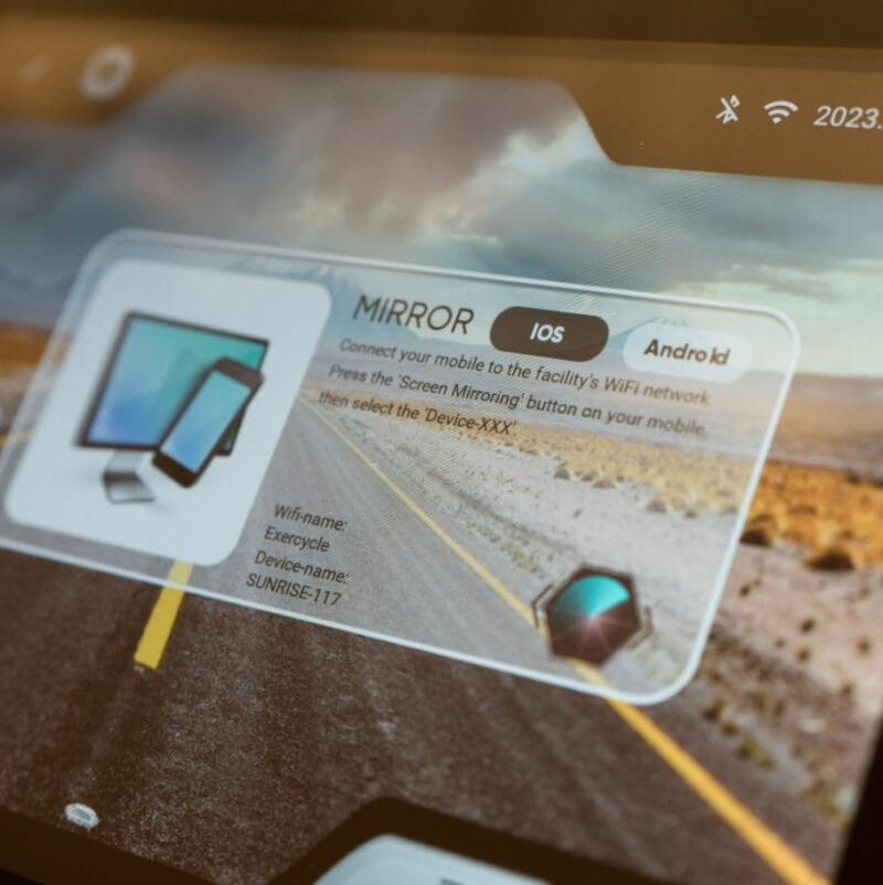 BH Fitness TFB fél profi szobakerékpár TFT kijelzővel