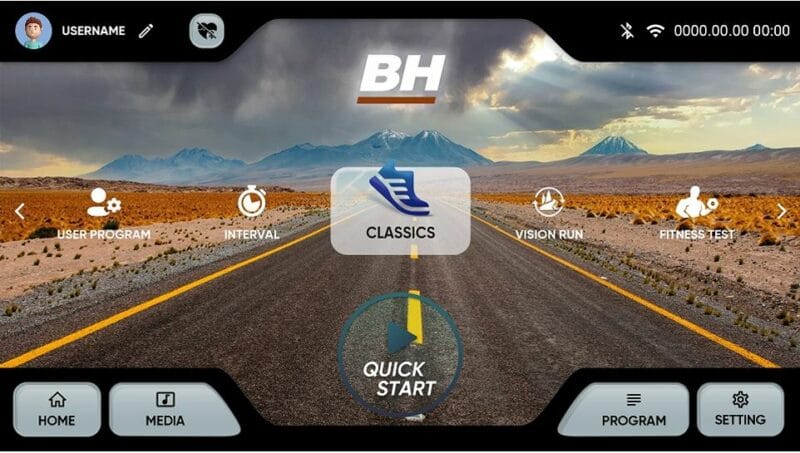 BH Fitness TFB fél profi szobakerékpár TFT kijelzővel